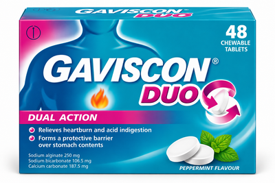 Comprimés à croquer Gaviscon Duo