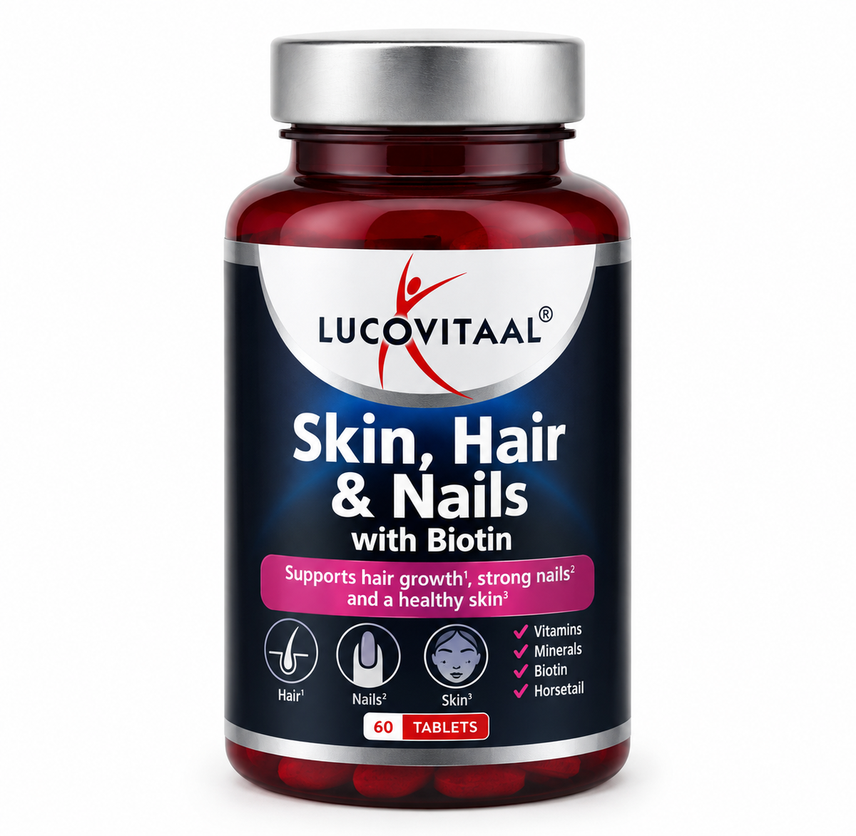 Lucovitaal Peau Cheveux & Ongles – 60 comprimés