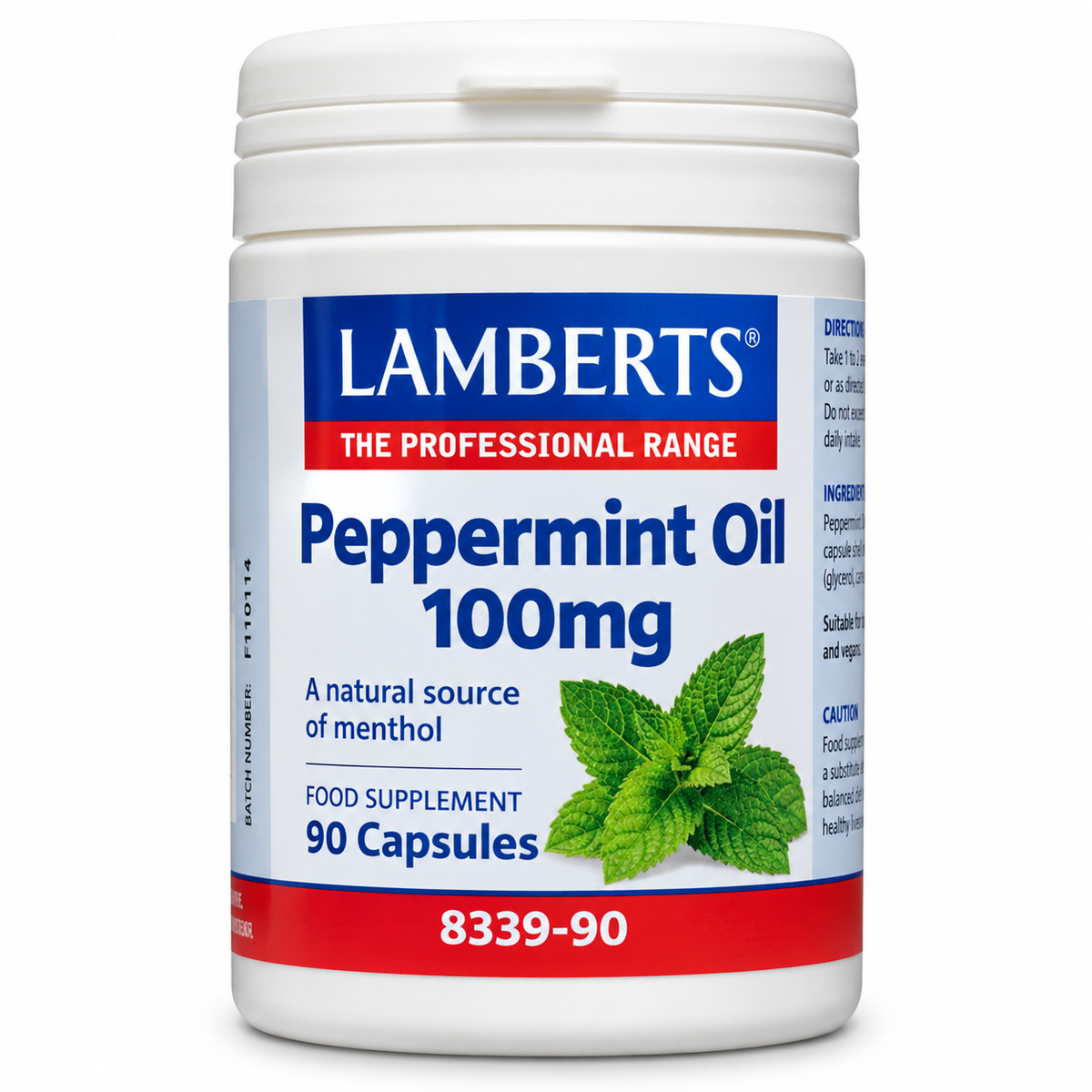 Lamberts Peppermint Oil 100 mg – 90 Capsules